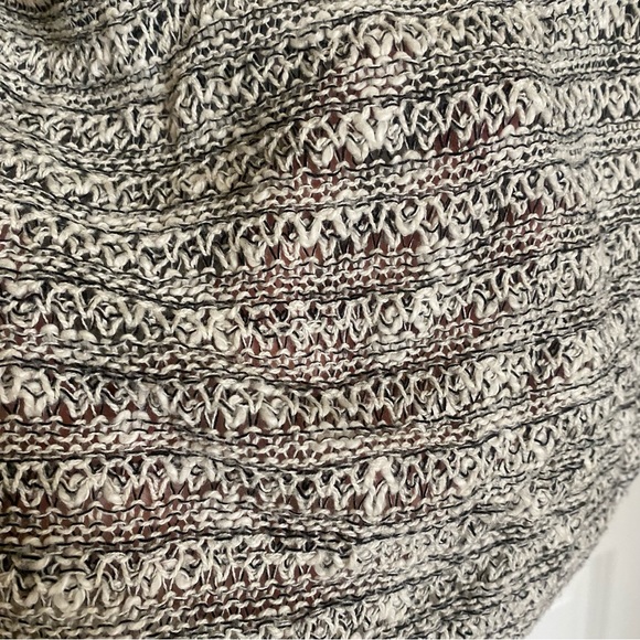 Maurices Aztec Southwest Chunky Knit Hooded Sweater L - Picture 4 of 9